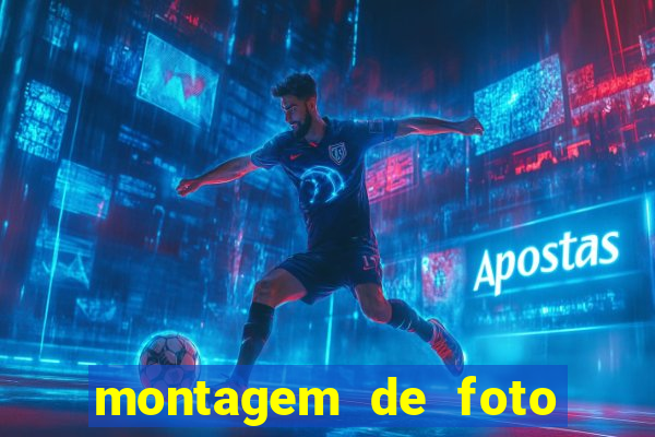 montagem de foto com simbolo do flamengo